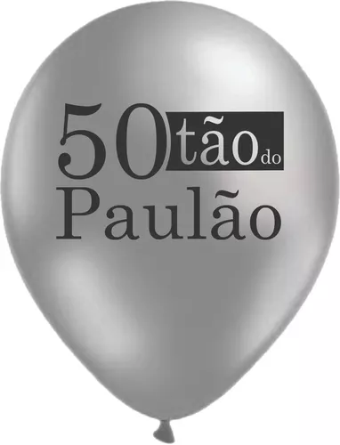 Baloes N.9 Metalizados Personalizados (bexigas) 280 Un