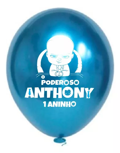 Balão Personalizado Platinado (20 Bexigas ) Envio Imediato
