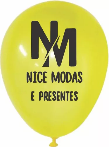 Kit Balões Personalizados N.09 (200 Bexigas+ 50 Varetas )